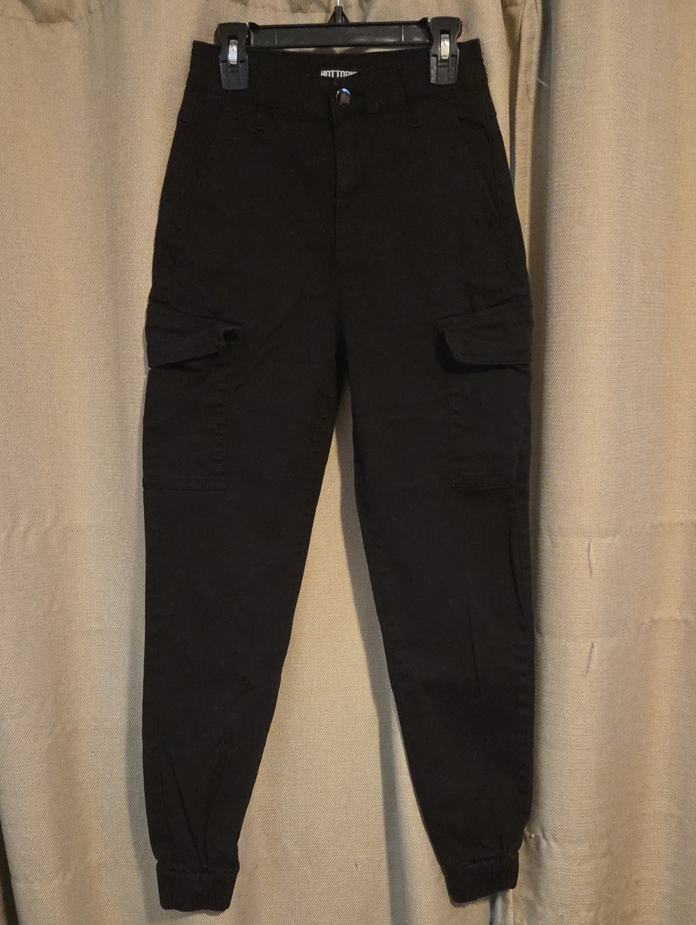 Hot Topic Black Women's Cargo Joggers